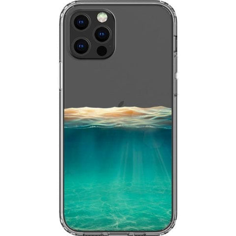 iPhone 12 Pro Under Water Illusion Clear Phone Case - The Urban Flair