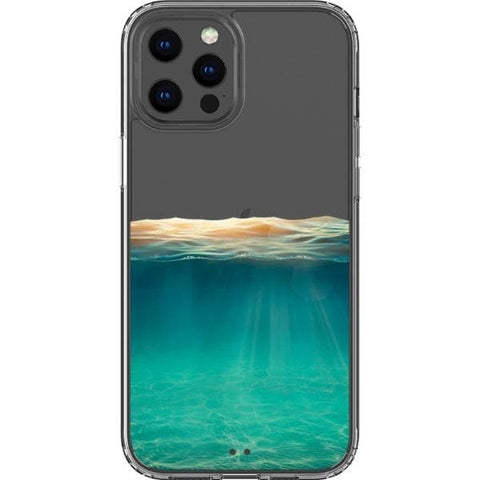iPhone 12 Pro Max Under Water Illusion Clear Phone Case - The Urban Flair