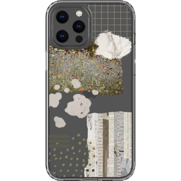 Vintage Abstract Collage Clear Phone Case for Apple iPhone 14– The ...