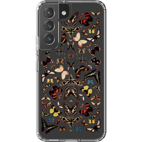 Vintage Butterfly Clear Phone Case Galaxy S22 exclusively offered by The Urban Flair