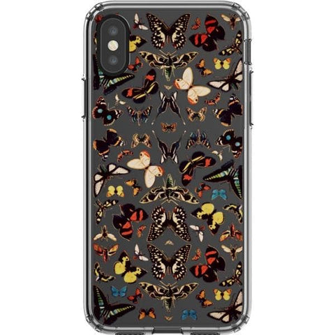 iPhone X/XS Vintage Butterfly Clear Phone Case - The Urban Flair