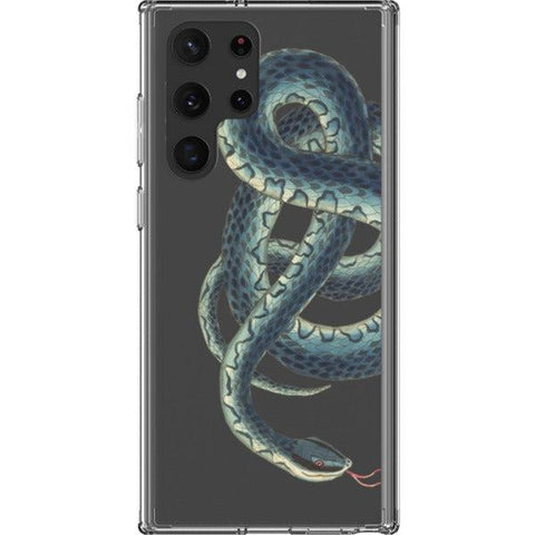 Vintage Snake Clear Phone Case for your Galaxy S22 Ultra exclusively at The Urban Flair