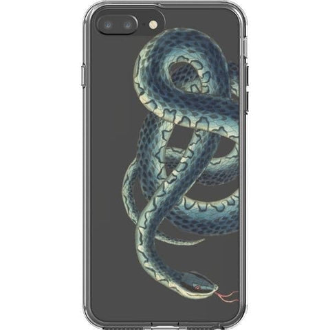 Vintage Snake Clear Phone Case for your iPhone 7 Plus/8 Plus exclusively at The Urban Flair