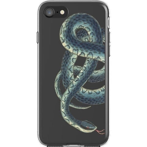 Vintage Snake Clear Phone Case for your iPhone SE (2020/2022) exclusively at The Urban Flair