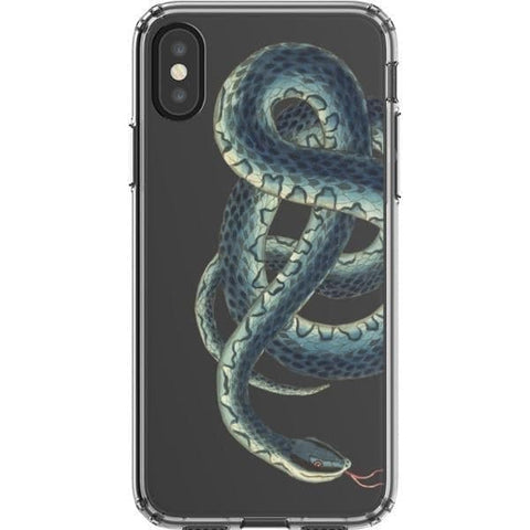 Vintage Snake Clear Phone Case for your iPhone X/XS exclusively at The Urban Flair