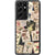 Vintage Stamps Print Clear Phone Case Galaxy S21 Ultra exclusively offered by The Urban Flair