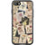 Vintage Stamps Print Clear Phone Case iPhone 7/8 exclusively offered by The Urban Flair