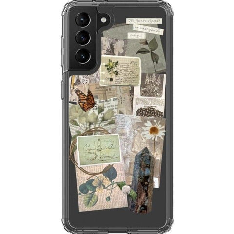 Galaxy S21 Plus What You Do Today Scraps Collage Clear Phone Case - The Urban Flair