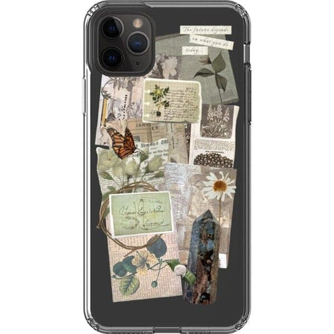 iPhone 11 Pro Max What You Do Today Scraps Collage Clear Phone Case - The Urban Flair