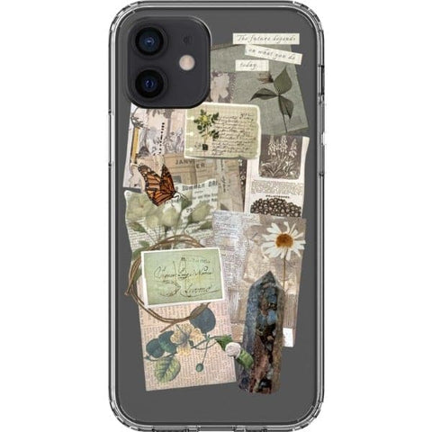 iPhone 12 What You Do Today Scraps Collage Clear Phone Case - The Urban Flair