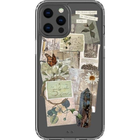 iPhone 12 Pro Max What You Do Today Scraps Collage Clear Phone Case - The Urban Flair