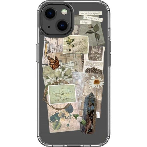 iPhone 13 What You Do Today Scraps Collage Clear Phone Case - The Urban Flair