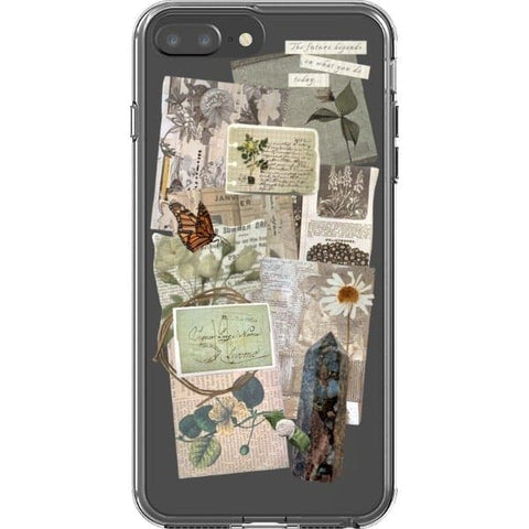 iPhone 7 Plus/8 Plus What You Do Today Scraps Collage Clear Phone Case - The Urban Flair
