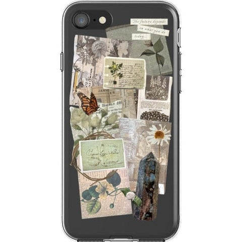 iPhone 7/8/SE 2020 What You Do Today Scraps Collage Clear Phone Case - The Urban Flair