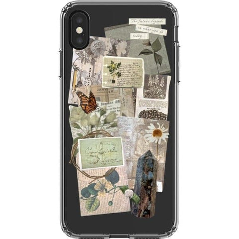 iPhone XR What You Do Today Scraps Collage Clear Phone Case - The Urban Flair