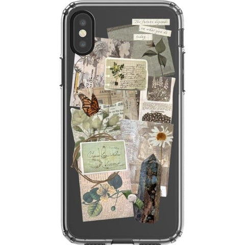 iPhone X/XS What You Do Today Scraps Collage Clear Phone Case - The Urban Flair