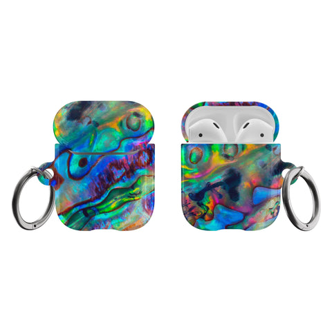 Shop The Abalone Shell Print Airpods Case Exclusively at The Urban Flair - Trendy Aesthetic Covers Available For Your Original Apple AirPods and AirPods Pro