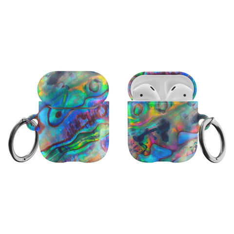Shop The Abalone Shell Print Airpods Case Exclusively at The Urban Flair - Trendy Aesthetic Covers Available For Your Original Apple AirPods and AirPods Pro