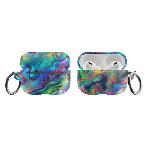Shop The Abalone Shell Print Airpods Case Exclusively at The Urban Flair - Trendy Aesthetic Covers Available For Your Original Apple AirPods and AirPods Pro