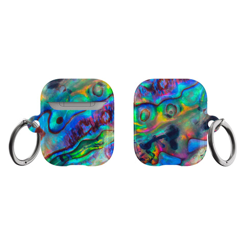 Shop The Abalone Shell Print Airpods Case Exclusively at The Urban Flair - Trendy Aesthetic Covers Available For Your Original Apple AirPods and AirPods Pro