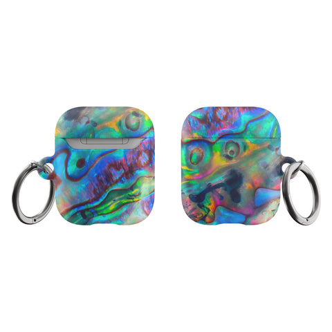 Shop The Abalone Shell Print Airpods Case Exclusively at The Urban Flair - Trendy Aesthetic Covers Available For Your Original Apple AirPods and AirPods Pro