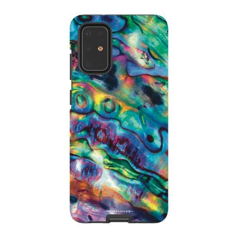 Galaxy S20 Plus Satin (Semi-Matte) Abalone Shell Tough Phone Case - The Urban Flair