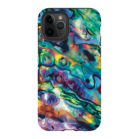 iPhone 11 Pro Satin (Semi-Matte) Abalone Shell Tough Phone Case - The Urban Flair