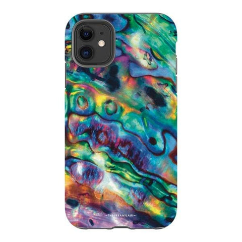 iPhone 11 Satin (Semi-Matte) Abalone Shell Tough Phone Case - The Urban Flair