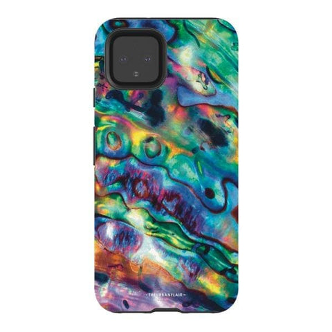 Pixel 4 Gloss (High Sheen) Abalone Shell Tough Phone Case - The Urban Flair