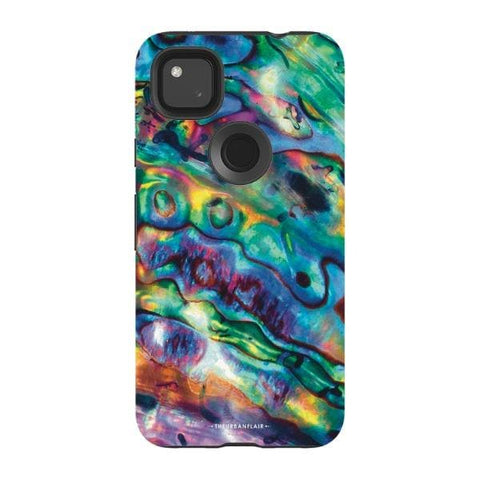 Pixel 4A 4G Gloss (High Sheen) Abalone Shell Tough Phone Case - The Urban Flair