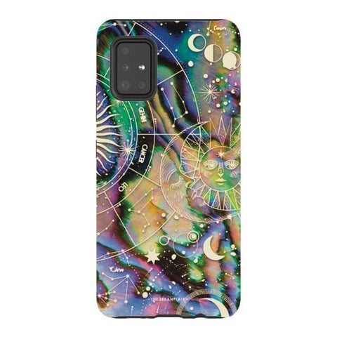 Galaxy A51 5G Gloss (High Sheen) Abalone Zodiac Tough Phone Case - The Urban Flair