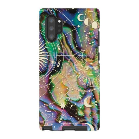 Galaxy Note 10 Plus Gloss (High Sheen) Abalone Zodiac Tough Phone Case - The Urban Flair