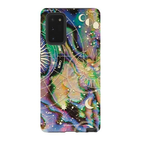 Galaxy Note 20 Satin (Semi-Matte) Abalone Zodiac Tough Phone Case - The Urban Flair