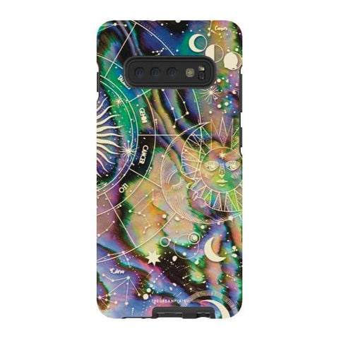 Galaxy S10 Plus Satin (Semi-Matte) Abalone Zodiac Tough Phone Case - The Urban Flair
