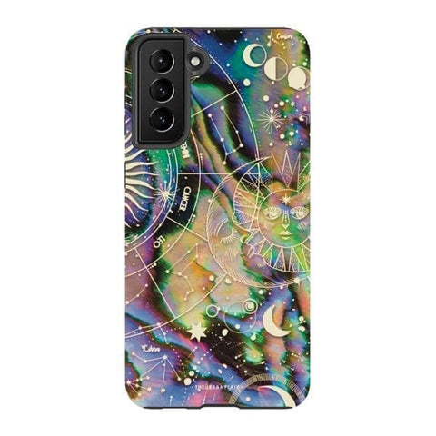 Galaxy S21 Plus Satin (Semi-Matte) Abalone Zodiac Tough Phone Case - The Urban Flair