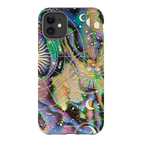 iPhone 11 Gloss (High Sheen) Abalone Zodiac Tough Phone Case - The Urban Flair