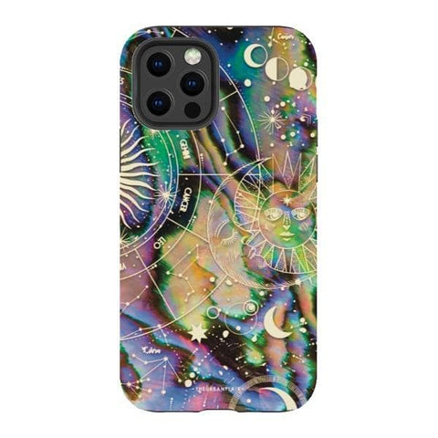 iPhone 12 Pro Gloss (High Sheen) Abalone Zodiac Tough Phone Case - The Urban Flair