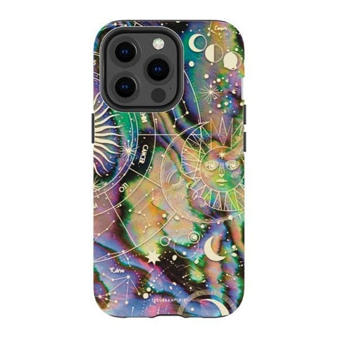 iPhone 13 Pro Gloss (High Sheen) Abalone Zodiac Tough Phone Case - The Urban Flair