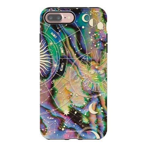 iPhone 7 Plus/8 Plus Satin (Semi-Matte) Abalone Zodiac Tough Phone Case - The Urban Flair