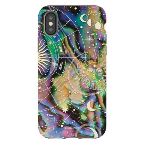 iPhone X/XS Gloss (High Sheen) Abalone Zodiac Tough Phone Case - The Urban Flair