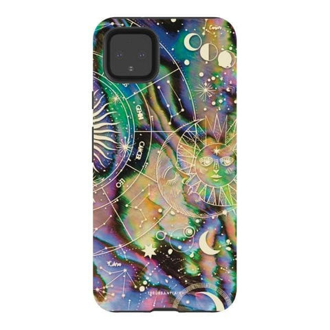 Pixel 4XL Gloss (High Sheen) Abalone Zodiac Tough Phone Case - The Urban Flair