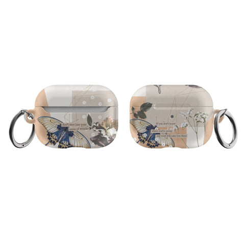 Shop The Abstract Butterfly Collage Airpods Case Exclusively at The Urban Flair - Trendy Aesthetic Covers Available For Your Original Apple AirPods and AirPods Pro