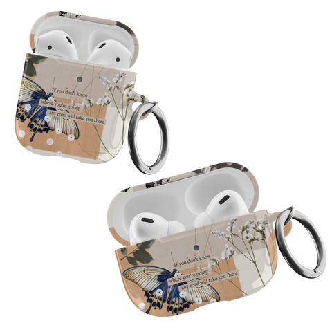 AirPods cases with a butterfly design Feat