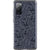 Galaxy S20 FE Black Abstract Line Art Faces Clear Phone Cases - The Urban Flair