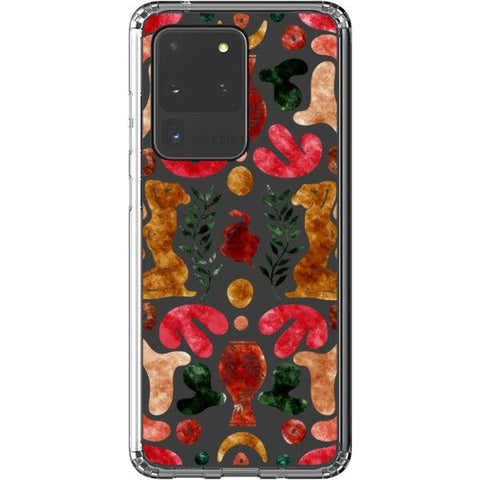 Galaxy S20 Ultra Abstract Matisse Shapes Clear Phone Case - The Urban Flair