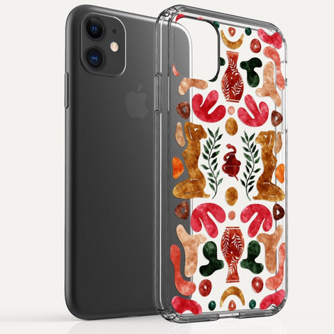 Abstract Matisse Shapes Case For iPhone 12 Mini 11 Pro Max XR XS 7 8 Plus SE 2020 With Aesthetic Mid Century Design The Urban Flair Feat