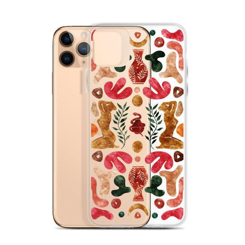 Abstract Matisse Shapes Case For iPhone 12 Mini 11 Pro Max XR XS 7 8 Plus SE 2020 With Aesthetic Mid Century Design The Urban Flair Feat