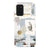 Galaxy Note 20 Gloss (High Sheen) Aesthetic Blue Collage Tough Phone Case - The Urban Flair