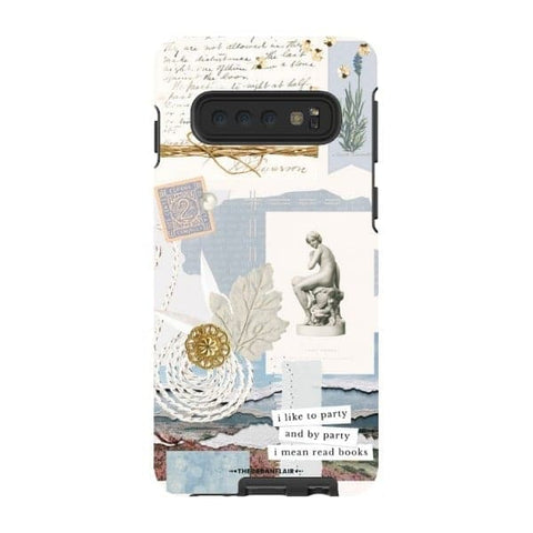 Galaxy S10 Gloss (High Sheen) Aesthetic Blue Collage Tough Phone Case - The Urban Flair