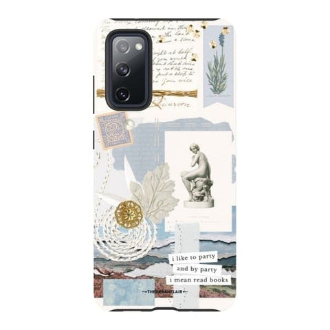 Galaxy S20 FE Gloss (High Sheen) Aesthetic Blue Collage Tough Phone Case - The Urban Flair